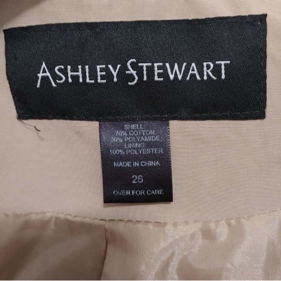 Ashley Stewart size 26 beige trench coat - Picture 5 of 5